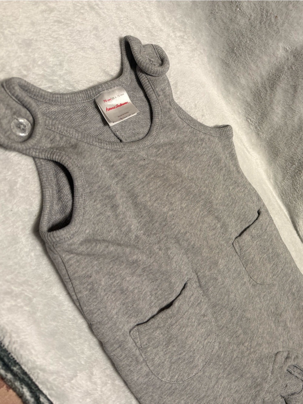 Gray Cotton Hanna Andersson Jumper 6-12M